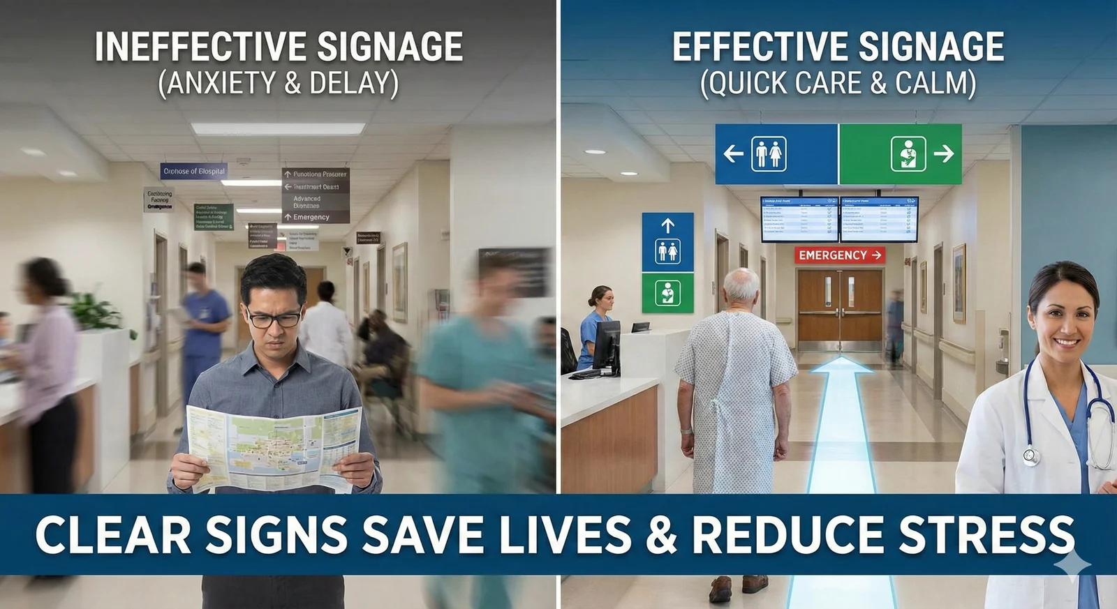 How Effective Hospital Signage Saves Lives
