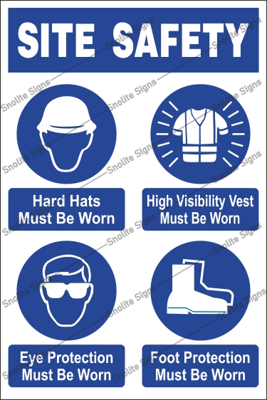 Site Safey Wear PPE, Top 10 Safety Posters, Factory Safety Rules Sign Board, Factory Safety Poster, 