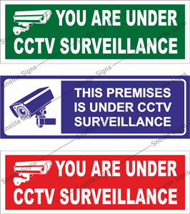 CCTV Sign Board, CCTV Sign, CCTV Signage, You Are Under CCTV Surveillance Sign Board, CCTV Security Signs, 