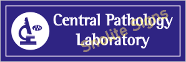 Hospital Central Pathology Sign Board, In Hindi & English, Bilingual Pathology Signage, , Hospital Signs And Symbols, NABH Hospital Sign