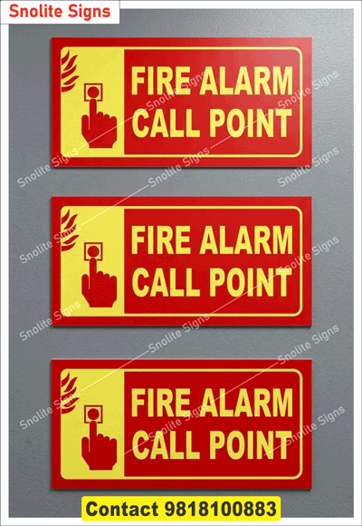 Radium night glow Fire Safety Signage for Commercial Buildings 2026, OSHA Compliant Fire Alarm Call Point Signs, Fire Alarm Call Point Signage Bulk Buy for Offices, Fire Alarm Call Point Sign Board Price, Reflective Fire Alarm Call Point Sticker