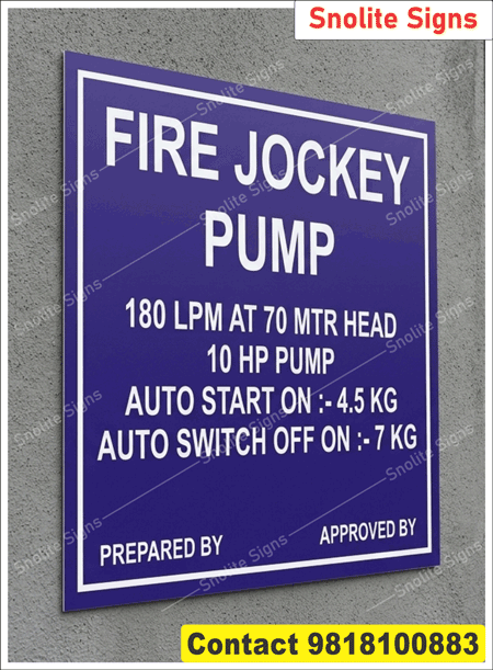 Buy Main Hydrant Pump Safety Sign Online, Fire Hydrant Pump Room Signage Board Suppliers, Custom Retroreflective Main Hydrant Pump Signs, Acrylic Fire Pump Room Signage Printing Service, Top 5 Fire safety signs.