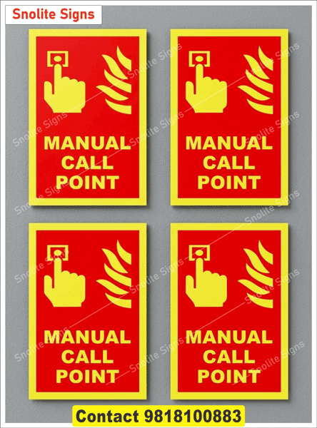 Radium Night Glow Manual Call Point Sign, Fire Alarm Sign Board Manufacture in Bihar, Night Radium Fire Safety MCP Stickers Printable, Glow in the Dark Emergency Manual Call Point, Pvc Foam Board Red Fire Alarm Symbol Template