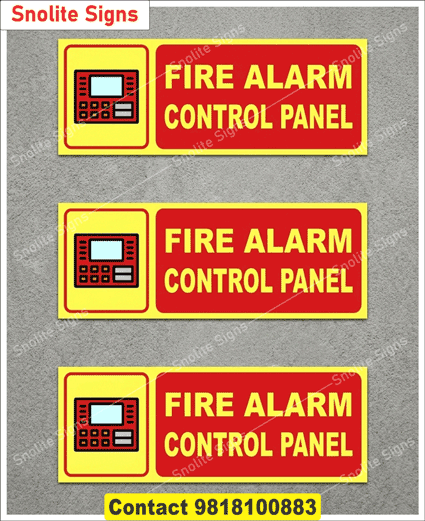 Fire alarm control panel location signs, Glow in the dark fire control panel stickers, Photoluminescent fire alarm panel signage, Bulk buy fire alarm control panel stickers, Wholesale fire safety sign board suppliers, fire panel signage pack