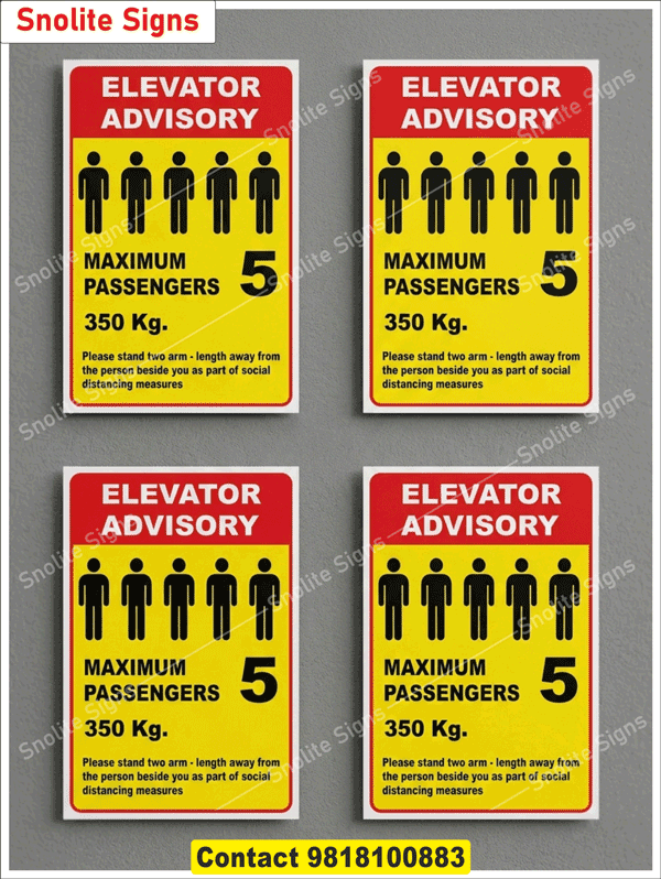 Buy in Case of Fire Do Not Use Elevator Signs, Durable Fire Safety Elevator Warning Signs Online, Emergency Fire Exit Signs in Delhi NCR, Glow in the Dark in Case of Fire Use Stairway Do Not Use Elevator Sign, Commercial Fire Safety Signage