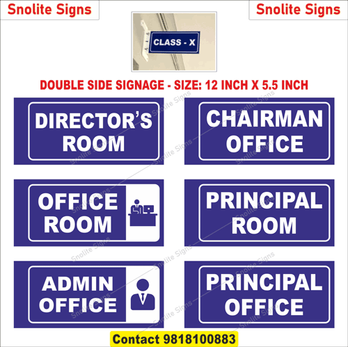 Bilingual Director’s Room of School Signs, Pvc Foam Board Chairman Office School Sign Board, Suspended Office Room in School Name Plate Manufacture, Plastic Principal Room Door Nameplate, Vinyl Print Admin Office Door Plate in Assam