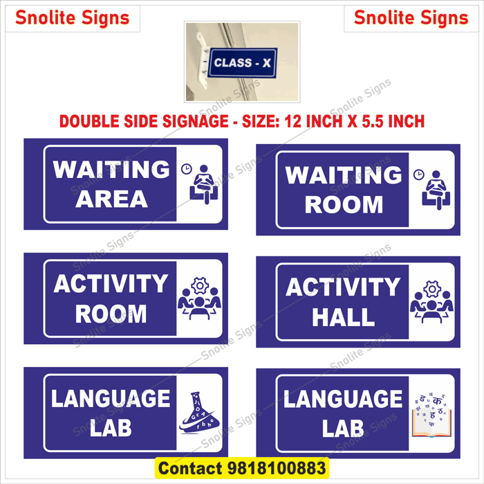 Buy School lab signboard design, Science laboratory sign board for school, Computer lab signage template, Physics lab signage, acrylic Chemistry lab signage,  Biology lab signs blue & white colour, vinyl print composite lab signage, ai lab signage