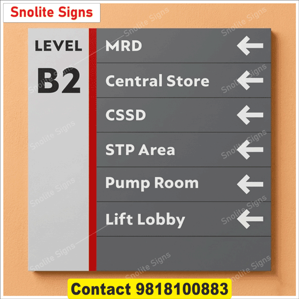 NABH Hospital Indoor Signage Suppliers in Delhi, Led Illuminated Hospital Directory Boards, ADA Compliant Hospital Signs, Hospital Directory Signs Manufacturer, Best Price Hospital Sunboard Signage, NABH Compliant Hospital Sign Boards